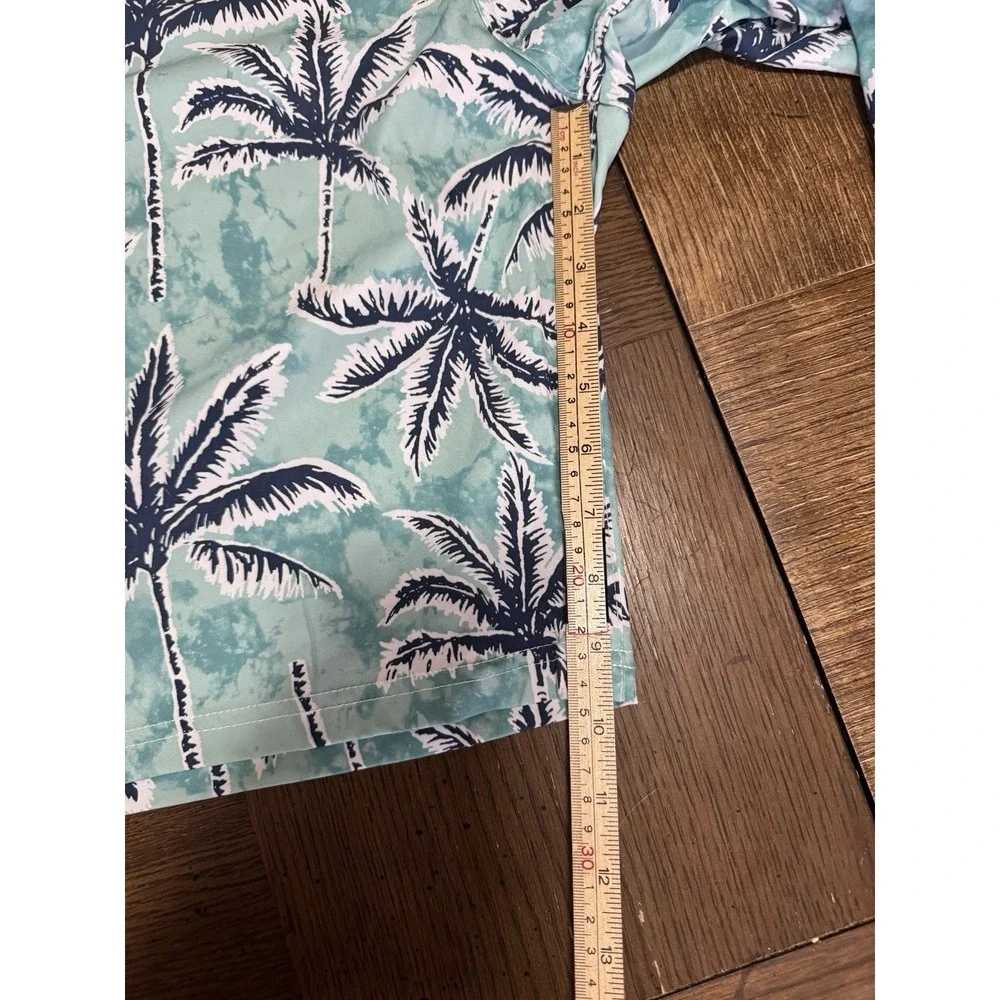 Old Navy California Men's Size 40 Blue Palm Trees Swim Board Shorts Trunks